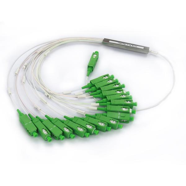 Buy cheap Stainless Mini Fiber Optic Splitter Single Mode 1 X 16 / 32 SC APC Connectors from wholesalers