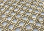 Paint Gold Color Architectural Metal Mesh Stainless Steel Decorative Woven Wire