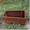 Buy cheap Outdoor Round Flower Planter Pots Corten Steel Material from wholesalers