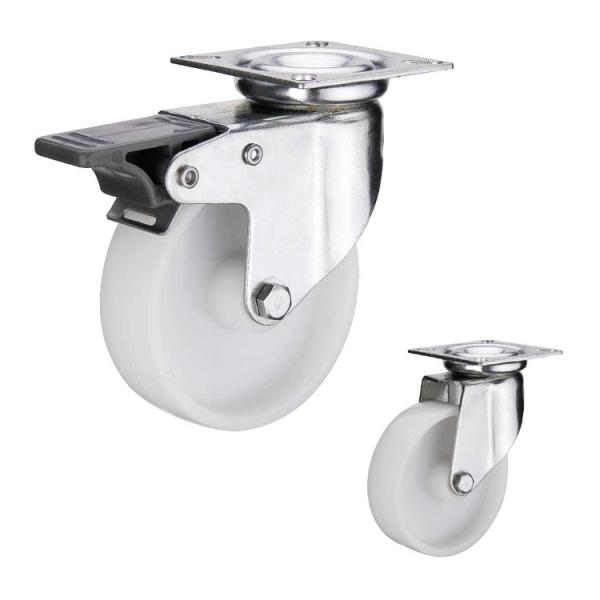 Buy cheap 38kg Loading 50mm Nylon Wheels , ISO9001 Heavy Duty Nylon Caster Wheels from wholesalers