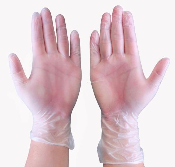 Buy cheap Disposable Clear Powder Free PVC Gloves 100pcs / Box Vinyl Gloves   from wholesalers