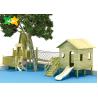 Buy cheap Customized Wooden Playground Slide , Childrens White Wooden Slide Pe Board from wholesalers