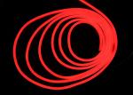 12V LED Neon Flex Strip UV / Water Resistance Red PVC Material Jacket