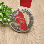 Wholesale Custom Medal Logo Medallion Soft Enamel Gold Silver Marathon Running