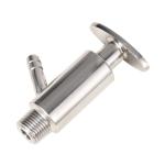 Hygienic Stainless Steel 304 316 Sampling Valve For Food Grade Contamination