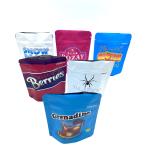 Half Oz Mylar Aluminum Foil Bags 200 Microns Printed Sealable Foil Pouches