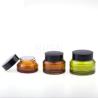 Buy cheap Light Green Glass Cosmetic Jars Oblique Shoulder Cream Glass Jars 200g from wholesalers