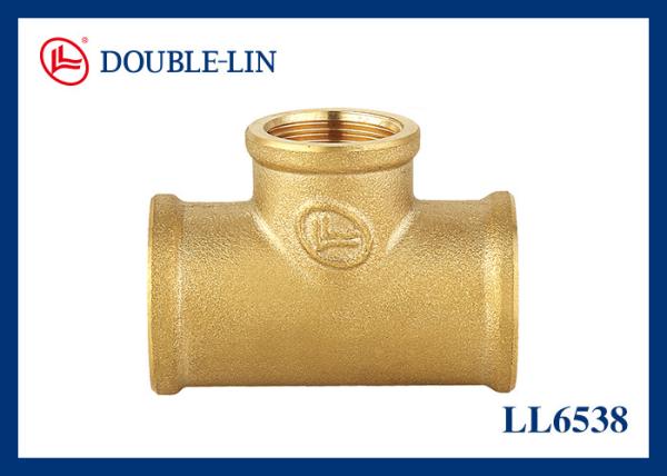Buy cheap Female X Female X Female 1" Brass Reducing Tee from wholesalers