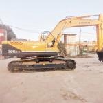 30 Ton Used Hyundai 305 Excavator in Shanghai Original Hydraulic Pump Health