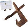 Buy cheap Solid Wood Cook Book Stand Farmhouse Kitchen Decor for Tablet Fancy Plate Vinyl and Recipe Book from wholesalers