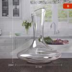 Personalised Crystal Glass Wine Decanter Hand Blown 1200ml / 1800ml Capacity