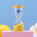 Home Decor Resin Yoga Hourglass Shaped Fruit Mini Hourglass Timer