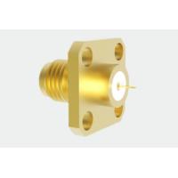 Buy cheap Brass / Stainless Steel RF Coaxial Connector 50Ω Impedance Aerospace SMA Female product