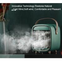 Buy cheap Rechargable Battery Mini Air Conditioner Fan 5V 1A PCB Small Usb Desk Fan product