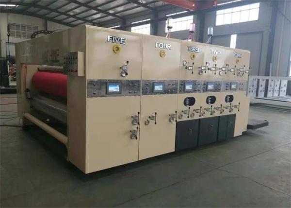 Buy cheap Multi Colors Corrugated Cardboard Printing Slotting Die-Cutting Machine from wholesalers