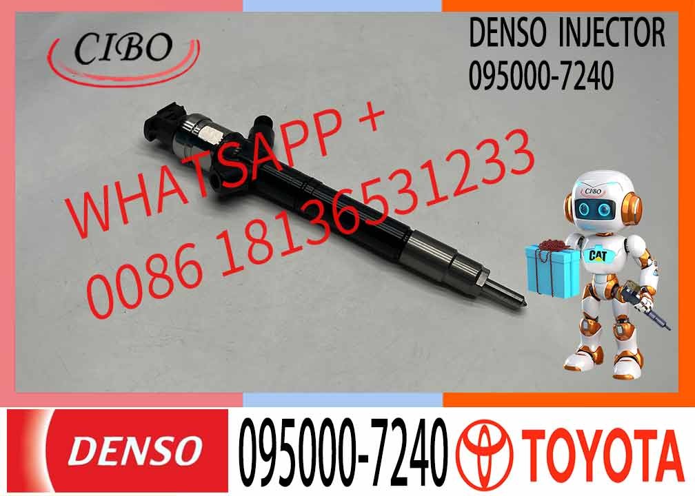 High Quality Common Rail Injector 095000-6110 095000-6900 095000-7240 for 1VD Diesel Nozzle Assembly