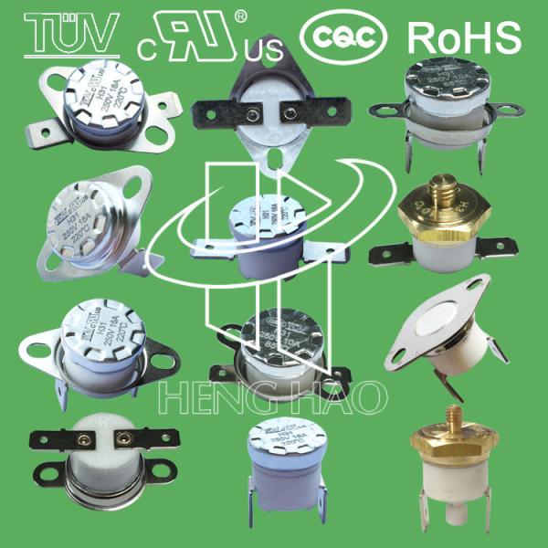 temperature cutout switch, ceramic high temperature bimetal thermostat for