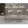 Buy cheap Wheelless Upholstered Bar Stools Counter Stools No Fold from wholesalers