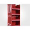 Buy cheap Ivory Board Cardboard Floor Displays 4 Shelves Durable For Promotional Kids Snacks from wholesalers