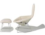 bertoia bird chair & ottoman by Harry Bertoia