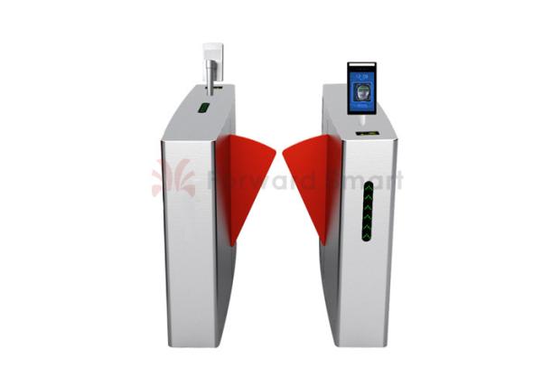 Buy cheap Swinging Access Control Waterproof Fingerprint Glass Turnstile Gate from wholesalers