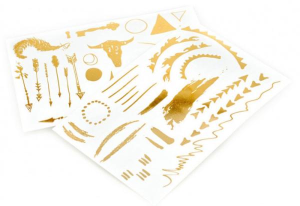 Buy cheap Gold & Silver Metallic Temporary Bling Tattoos from wholesalers