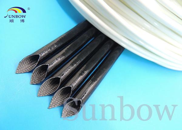 Quality E333177 Silicone High Temperature Fiberglass Sleeving Breakdown Voltage 7.0kv for sale