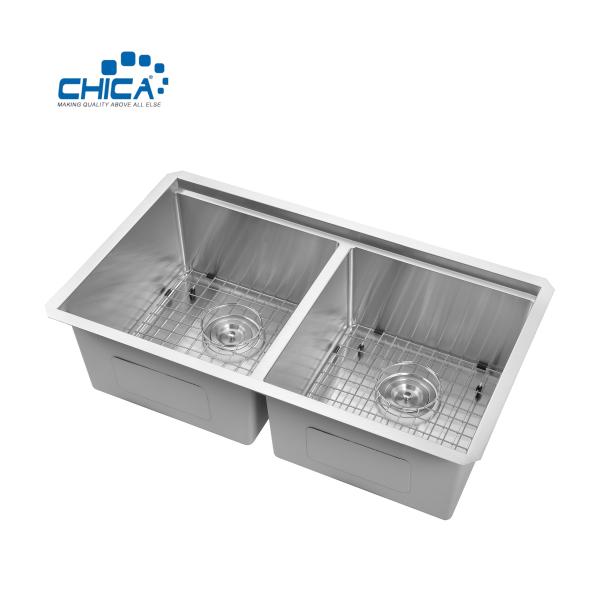 Handmade Kitchen Sink Topmount Kitchen Sink Double Bowl Kitchen Sink Stainless