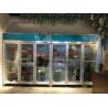 Buy cheap 6 Glass Door Commercial Display Refrigerator 380V 3200L Durable from wholesalers
