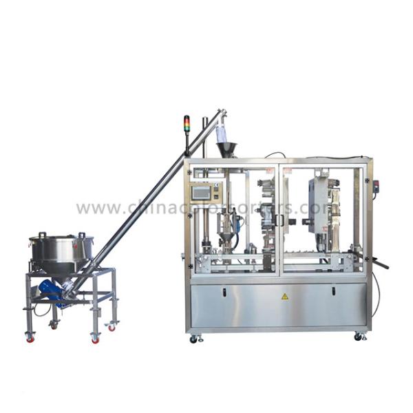 Buy cheap Single Line 60pcs/Min 20mm 12KW Milk Capsule Filling Machine from wholesalers