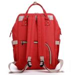 Water Resistant Red 17L Changing Bag Backpack Large Capacity 0.55kg