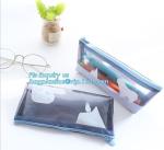 vinyl slider bags/ PVC EVA zipper bag, vinyl toiletry zipper bag pvc slider bag