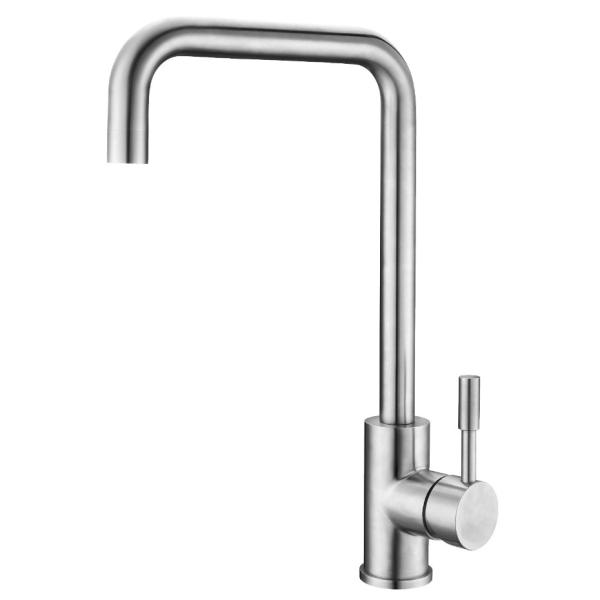 Buy cheap Angled Spout Single Handle Sink Faucet IPX5 SUS304 Kitchen Filtered Water Faucet from wholesalers