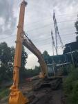 Top Rated Sales Excavator Parts KM150 Clamshell Telescopic Long Reach Arm With