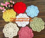 Assorted color handmade crochet Crocheted Doilies for wedding, Crochet Doily,