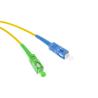 Buy cheap Single Mode Fiber Optic Patch Cord Sc Sc , Fiber Optic Jumper Yellow Color,outdoor fiber cable from wholesalers