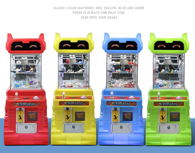 Doll Machine Vending Coin Operated Claw Game Machine for Amusement Game Center Thrills