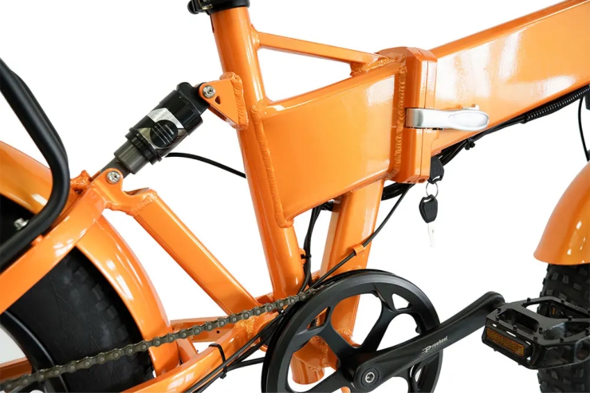 20 Inch 7 Speed Fat Tire Folding Ebike 750W With LCD Display And Lithium Battery