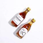 50ml Empty Mini Clear Glass Vodka Whisky Bottles for Glass Products Cosmetic