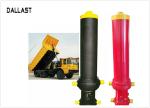 Hyva Long Stroke Hydraulic Lifting Cylinder , Single Acting Dump Truck