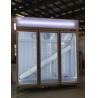 Buy cheap Drinks Display Refrigerator Supermarket Fridge Glass Door Beer Glass Bottle Cooler With CE Approved from wholesalers