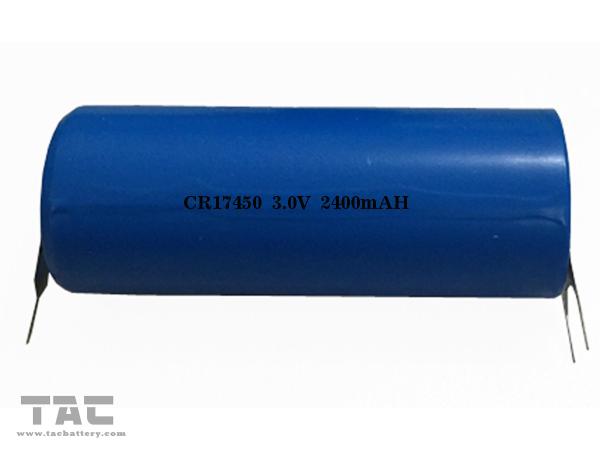 Buy cheap CR17450 3.0V 2400mAh Li-Mn Battery Lithium Manganese Dioxide Battery from wholesalers