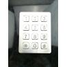 Buy cheap 12 keys Panel mounted stainless steel illuminanted keypad with male pin out connector from wholesalers