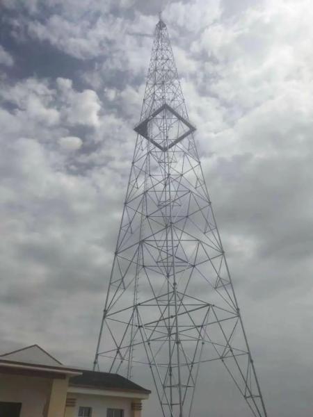 Buy cheap 3 Legs Steel Tubular Lattice Communication Antenna Tower 20m \ 30m from wholesalers