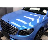 Buy cheap High Gloss Miami Blue Car Wrap Film Resistant To Abrasions​ 30µm Adhesive Thick product