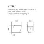 Modern Ceramic Pulse Tankless Floor Mounted Toilet For Bathroom
