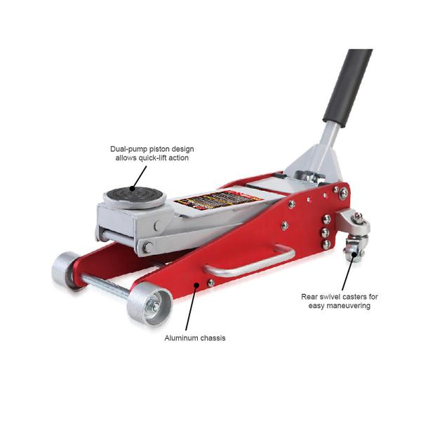 T830011L Truck Garage Equipment 3 Ton Aluminum Jacks High Strength Aircraft