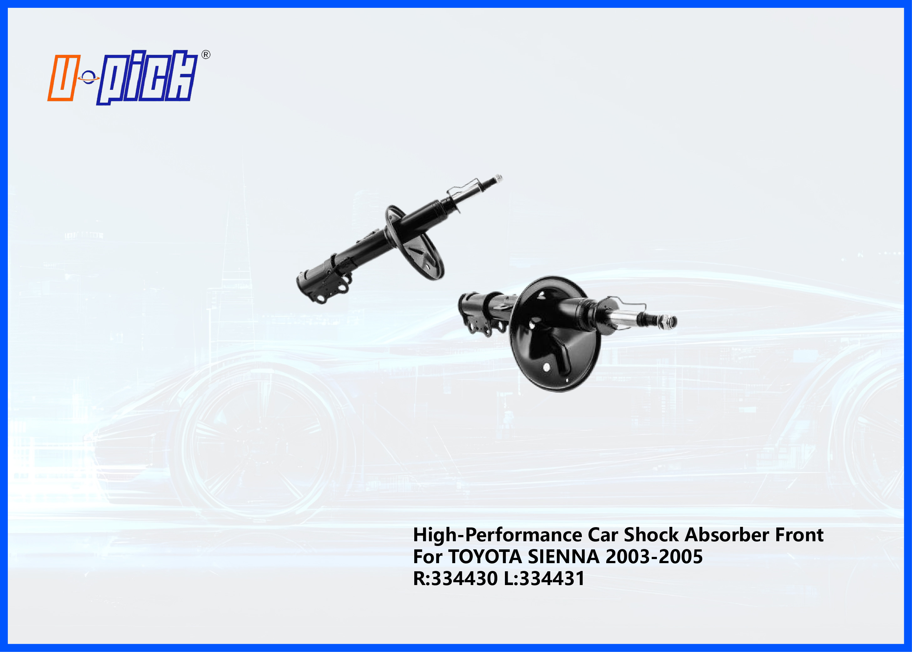 High-Performance Car Shock Absorber Front For TOYOTA SIENNA 2003-2005 R:334430 L:334431