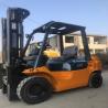 Buy cheap Diesel Tuel Toyota Used Forklift 3 Ton 3 Mast With Side Shift from wholesalers
