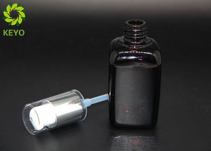 Cosmetics Packing Glass Foundation Bottle Liquid Foundation Containers With Pump